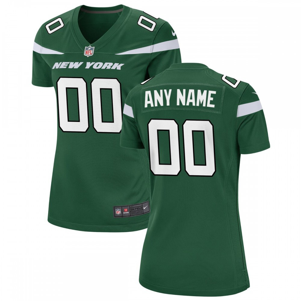 New York Jets Nike Women's Custom Game Jersey - Gotham Green-Profan Arena